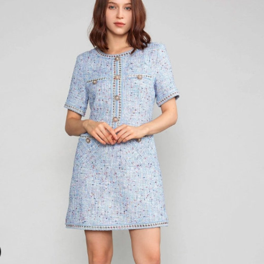 Librada Blue Shift dress  Size Small